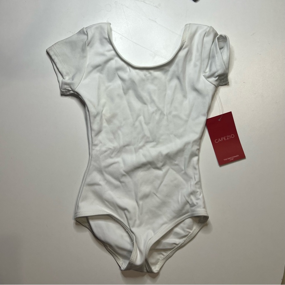 Capezio Classic White Kids Leotard